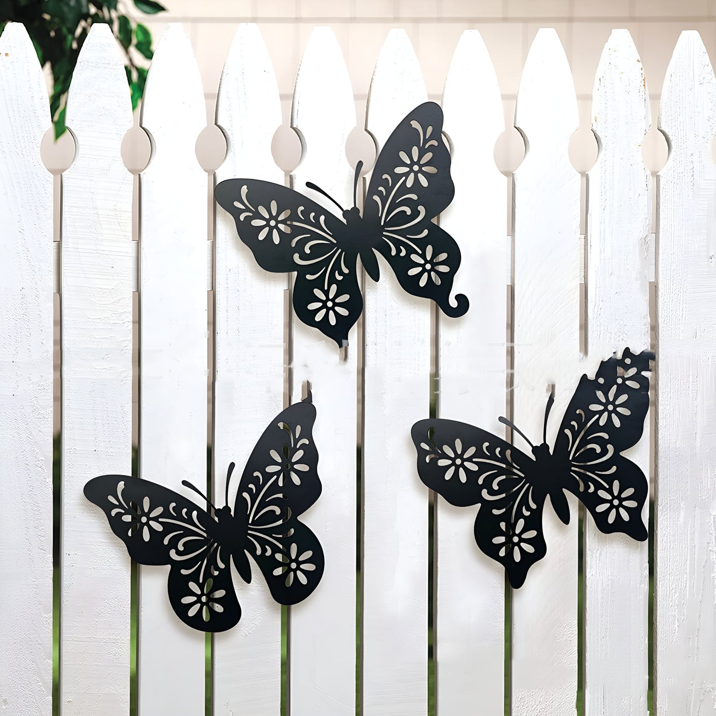 Metal Butterfly Wall Art – Gold 3D Decorative Wall Decor Set
