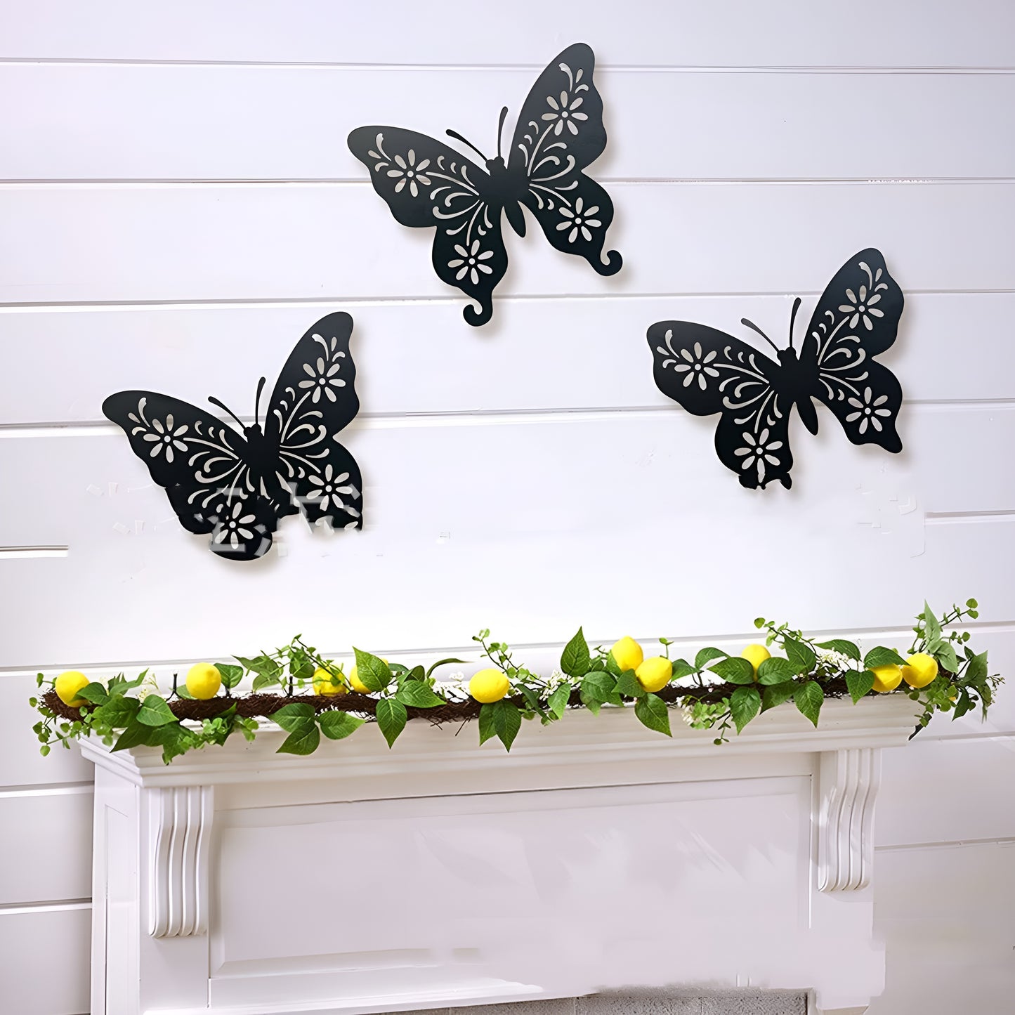 Metal Butterfly Wall Art – Gold 3D Decorative Wall Decor Set